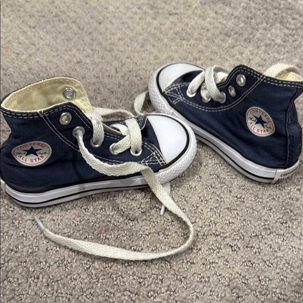 Converse All Star Kids Shoes - Navy